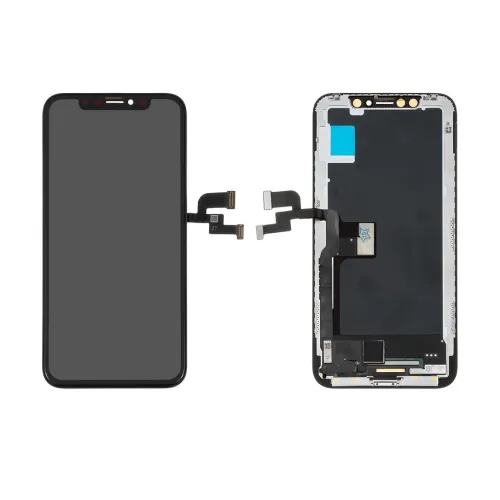 LCD ekran / displej za iPhone X +touch screen crni GX SOFT OLED.