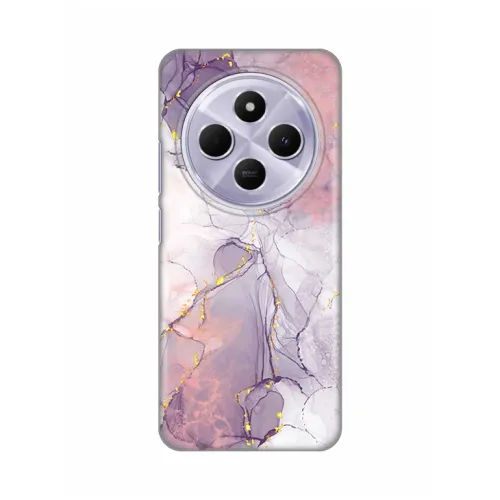 Silikonska futrola - maska print za Xiaomi Redmi 14C/Redmi A4 Pink Marble.