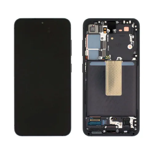 LCD ekran / displej za Samsung S911/Galaxy S23 + touchscreen + frame Phantom Black Service Pack Original/GH82-30481A.
