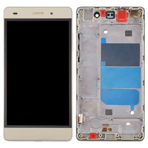 LCD ekran / displej za Huawei P8 Lite + touchscreen + frame Gold.