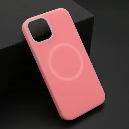Futrola - maska PASTEL COLOR MagSafe za iPhone 13 (6.1) pink (MS).