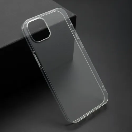 Futrola - maska ultra tanki PROTECT silikon za iPhone 13 (6.1) providna (bela) (MS).
