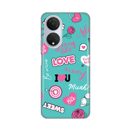 Silikonska futrola - maska print za Huawei Honor X7 Love.