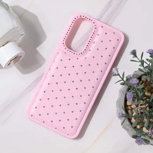 Futrola - maska Bling za Samsung A266 Galaxy A26 5G roze.