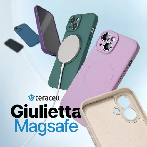 Futrola - maska Teracell Giulietta Magsafe za iPhone 16 Pro Max 6.9 crna.