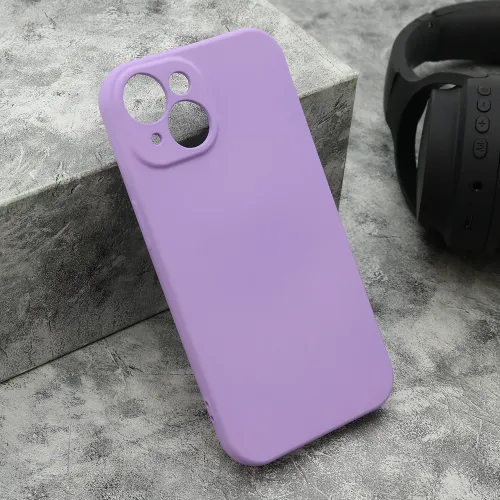 Futrola - maska VELVET TOUCH za iPhone 15 (6.1) ljubicasta (MS).