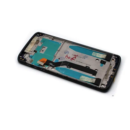 LCD ekran / displej za Motorola Moto E5/Moto G6 Play + touchscreen + frame black (MS).