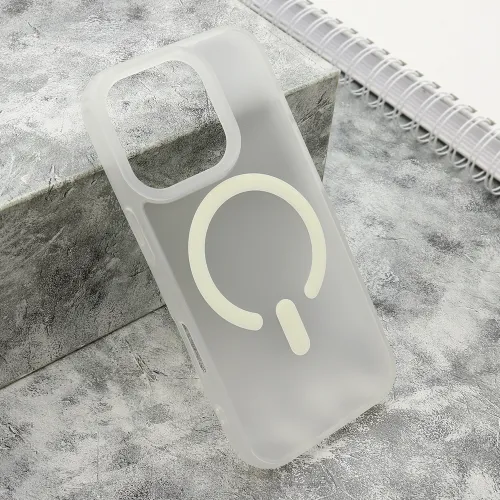 Futrola - maska BLURRY MagSafe za iPhone 16 Pro (6.3) bela (MS).
