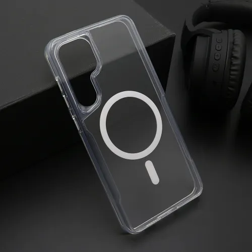 Futrola - maska AURA MagSafe za Samsung S721B Galaxy S24 FE bela (MS).
