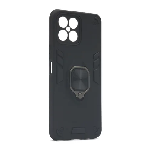 Futrola - maska Square ring za Huawei Honor X8 crna (MS).