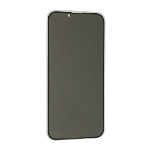 Zaštino staklo (glass) PRIVACY 2.5D Full glue za iPhone 13/13 Pro/14/16E (6.1) crna (MS).