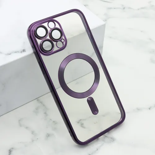 Futrola - maska CAMERA PROTECT MagSafe za iPhone 13 Pro Max (6.7) ljubicasta (MS).