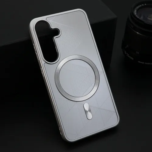 Futrola - maska ZEN SHIELD MagSafe za Samsung S931 Galaxy S25 5G srebrna (MS).