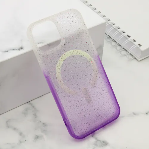 Futrola - maska Starlight MagSafe za iPhone 13 (6.1)/iPhone 14 (6.1) ljubicasta (MS).