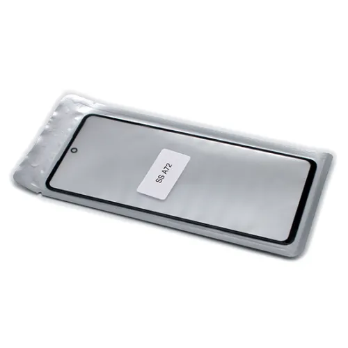 Staklo touchscreen-a za Samsung A725 Galaxy A72 + OCA stiker black (MS).