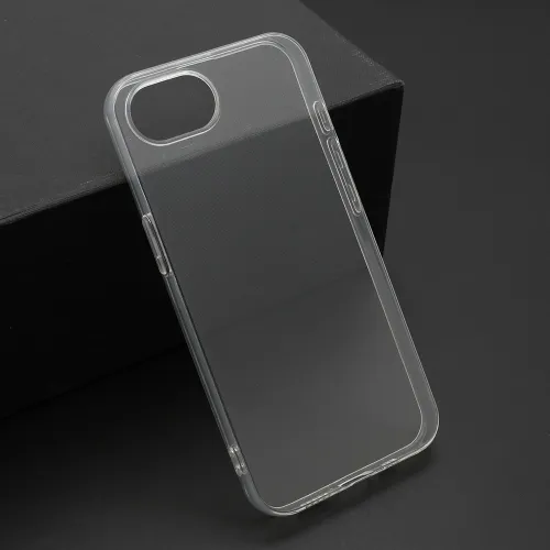 Futrola - maska ultra tanki PROTECT silikon za iPhone 16E (6.1) providna (bela) (MS).
