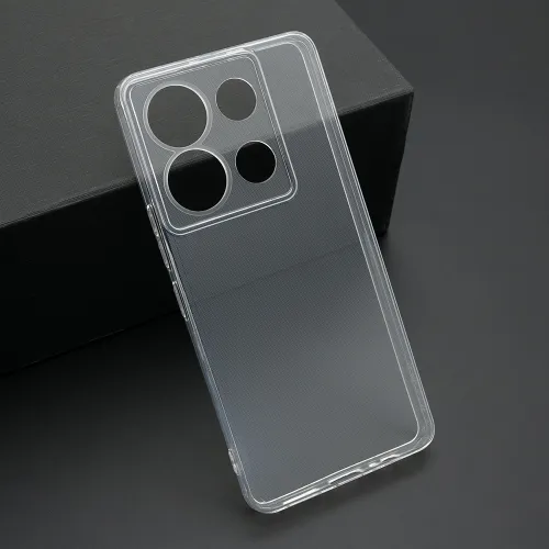 Futrola - maska ultra tanki PROTECT silikon za Infinix Note 30 4G VIP providna (bela) (MS).