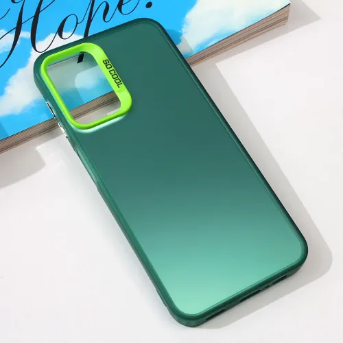 Futrola - maska Clear za Samsung A146B Galaxy A14 5G zelena.