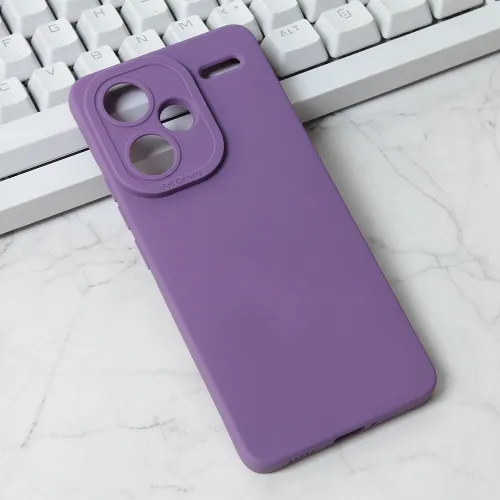 Futrola - maska Silikon Pro Camera za Xiaomi Redmi Note 13 Pro Plus (EU) ljubicasta.
