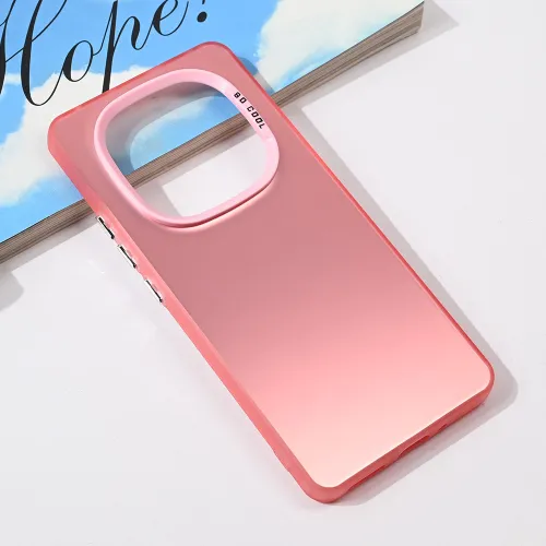 Futrola - maska Clear za Xiaomi Redmi Note 14 Pro 5G roze.