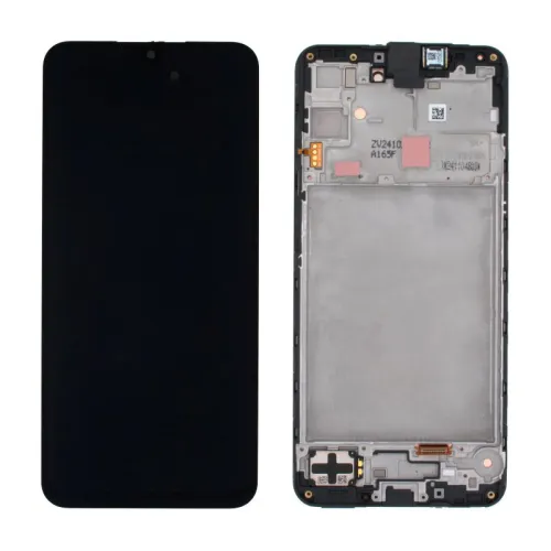 LCD ekran / displej za Samsung A166 Galaxy A16 5G + touchscreen + frame Black Service Pack Original/GH82-36253A.