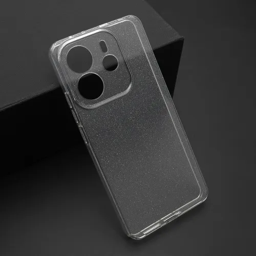 Futrola - maska SPARKLING za Xiaomi Redmi Note 14 4G providna (MS).