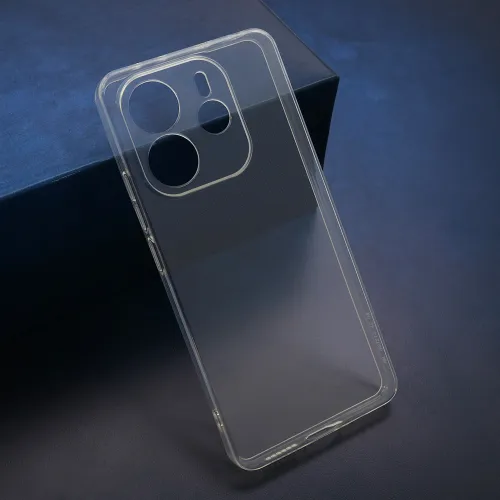 Silikonska futrola - maska CLEAR STRONG za Xiaomi Redmi Note 14 4G providna (MS).