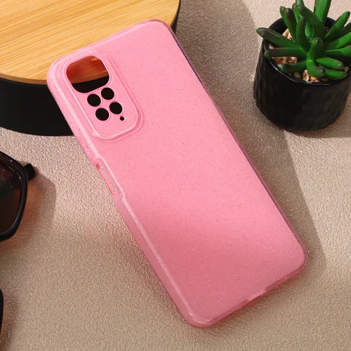 Futrola - maska Sparkle Dust za Xiaomi Xiaomi Redmi 11 Pro 4G/5G/Note 12 Pro 4G roze.