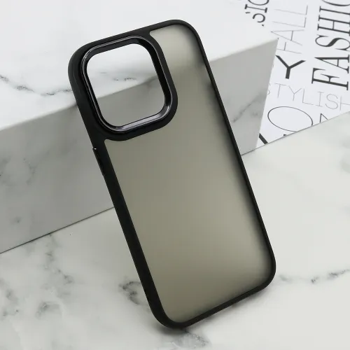 Futrola - maska SHINING CAMERA za iPhone 14 Pro (6.1) crna (MS).
