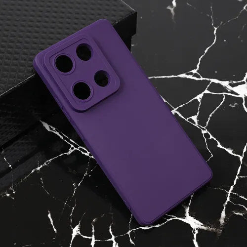 Futrola - maska Teracell Giulietta za Xiaomi Redmi Note 14S (EU) mat tamno ljubicasta.