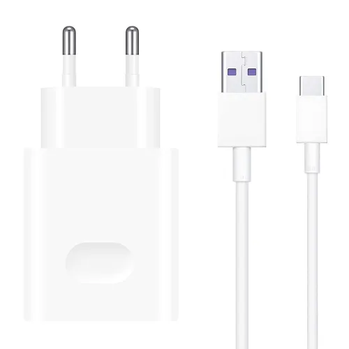 Kucni punjac Huawei USB CP404 22.5W sa Type-C kablom white Full Original (55033325) (MS).