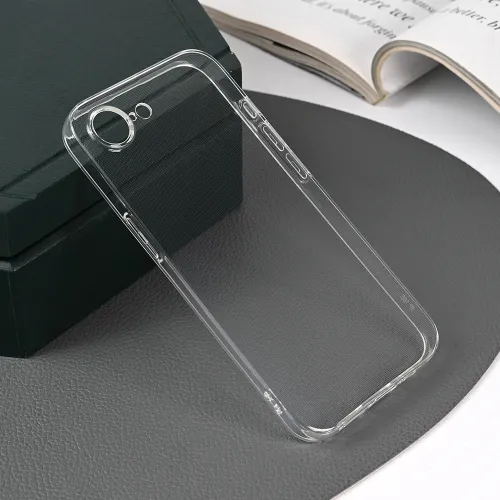 Silikonska futrola - maska Skin za iPhone 16e 6.1 Transparent.