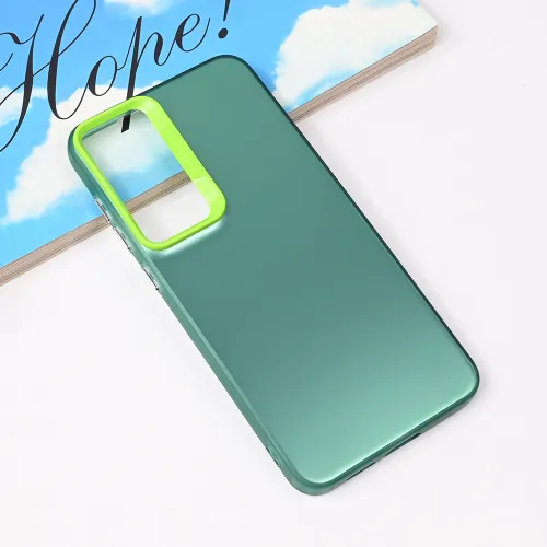 Futrola - maska Clear za Samsung S936 Galaxy S25 Plus zelena.