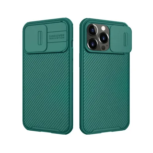 Futrola - maska Nillkin CamShield Pro za iPhone 13 Pro 6.1 zelena.