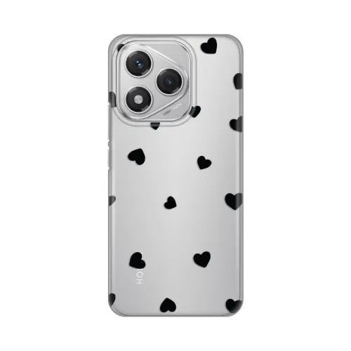 Silikonska futrola - maska print Skin za Huawei Honor 400 Lite Hearts.