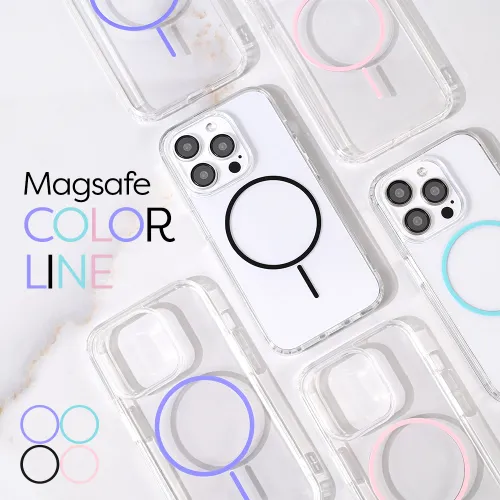 Futrola - maska Magsafe Color Line za iPhone 11 Pro Max 6.5 roze.