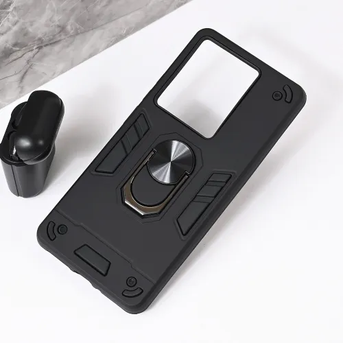 Futrola - maska Hard Ring za Xiaomi Redmi Note 14s crna.