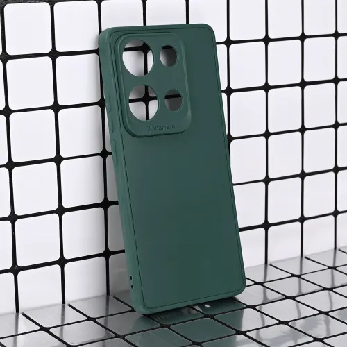 Futrola - maska 3D Camera za Xiaomi Redmi Note 14s tamno zelena.