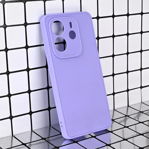 Futrola - maska 3D Camera za Xiaomi Redmi Note 14 4G (SRB) ljubicasta.