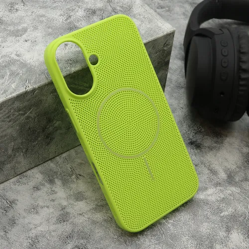 Futrola - maska LUME MagSafe za iPhone 16 (6.1) zelena (MS).