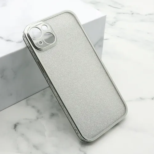 Futrola - maska SPARKLY HUSK za iPhone 14 Plus (6.7) siva (MS).