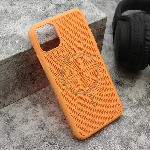 Futrola - maska LUME MagSafe za iPhone 11 (6.1) narandzasta (MS).