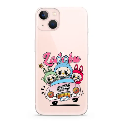Futrola - maska ultra tanki print CLEAR za iPhone 13 (6.1) LBB004 (MS).