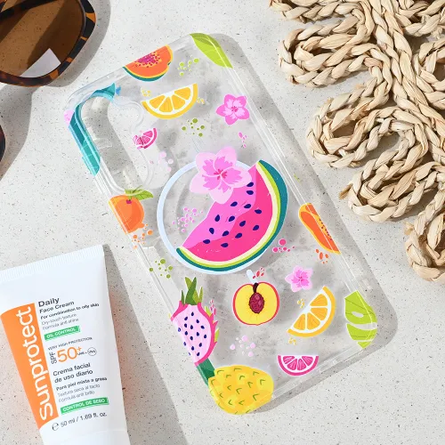 Futrola - maska print Magsafe za Samsung A165F Galaxy A16 Summer Fruits.