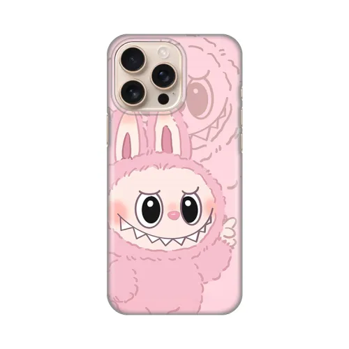 Silikonska futrola - maska print za iPhone 16 Pro Max 6.9 La Bubu Pink.