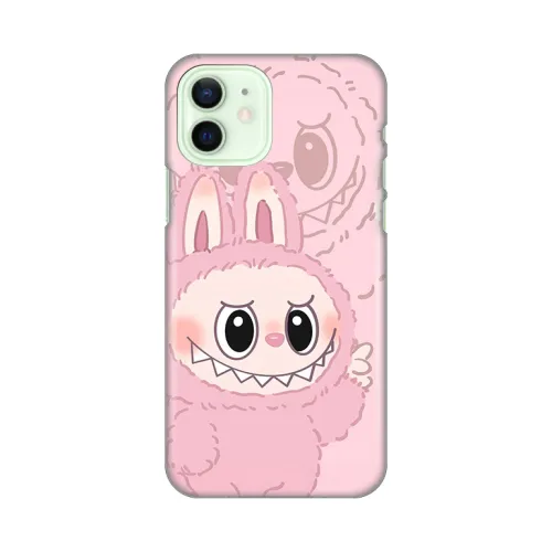 Silikonska futrola - maska print za iPhone 12/12 Pro 6.1 La Bubu Pink.