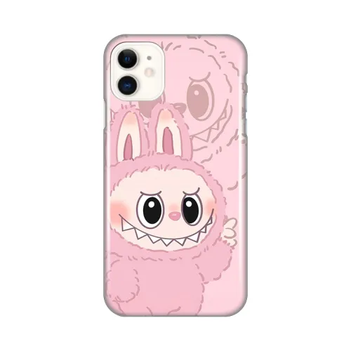 Silikonska futrola - maska print za iPhone 11 6.1 La Bubu Pink.