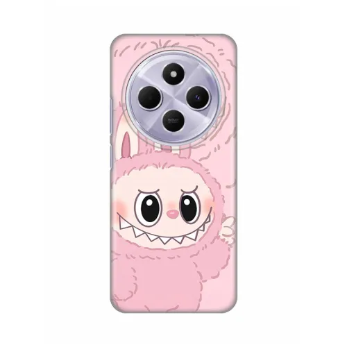Silikonska futrola - maska print za Xiaomi Redmi 14C/Redmi A4 La Bubu Pink.