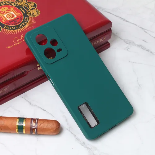 Futrola - maska Soft Silicone za Xiaomi Redmi Note 12 Pro 5G (EU) zelena.