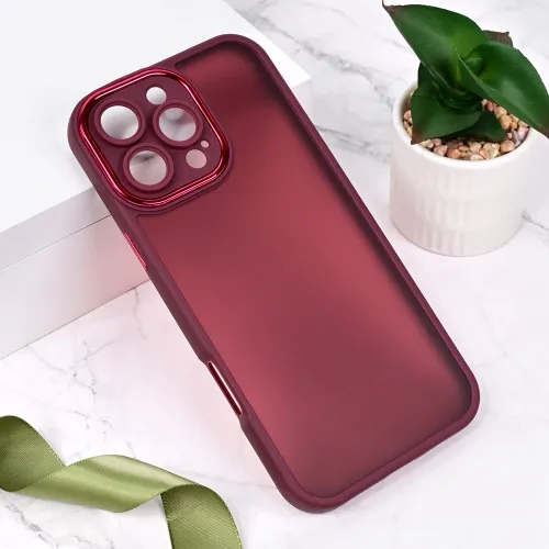 Futrola - maska Shining Camera za iPhone 16 Pro Max 6.9 crvena.